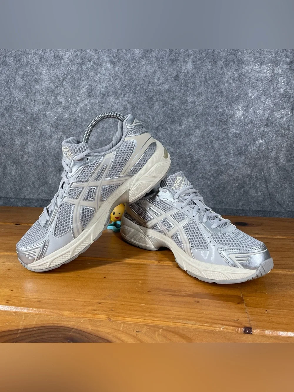 ASICS Gel-1130 Womens Size 8.5 Cloud Grey Oatmeal Running Shoes 1202A164-023 - Picture 11 of 16